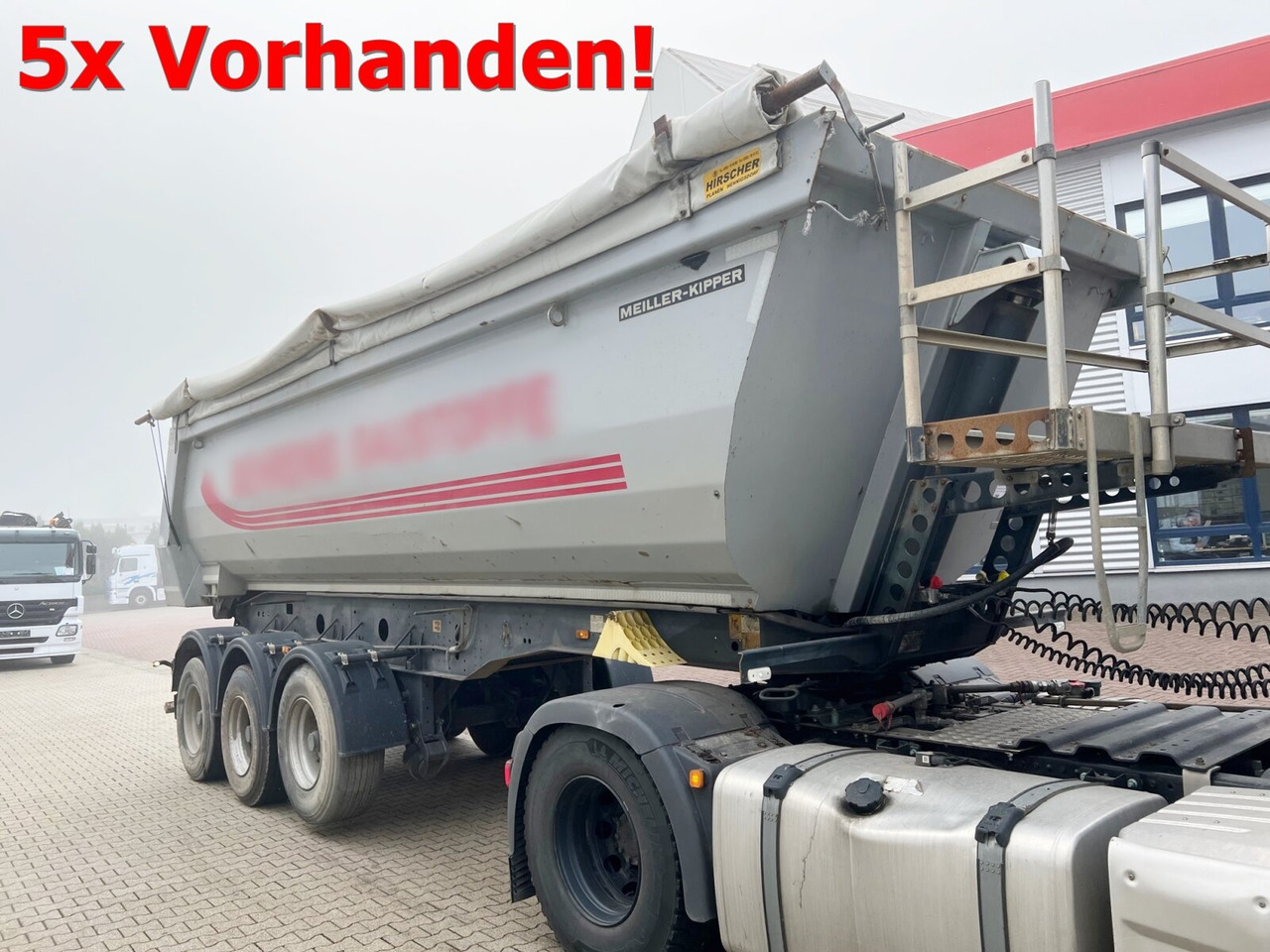 Meiller MHPS 12/27 MHPS 12/27, Stahlmulde ca. 26m³, Liftachse - Semi-trailer jungkit: gambar 1 Meiller MHPS 12/27 MHPS 12/27, Stahlmulde ca. 26m³, Liftachse - Semi-trailer jungkit: gambar 1