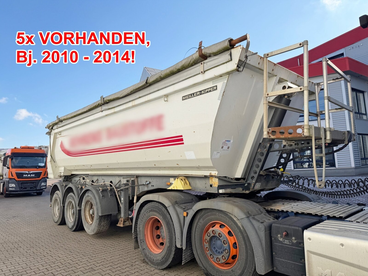 Meiller MHPS 12/27 MHPS 12/27, Stahlmulde ca. 26m³, Liftachse - Semi-trailer jungkit: gambar 1 Meiller MHPS 12/27 MHPS 12/27, Stahlmulde ca. 26m³, Liftachse - Semi-trailer jungkit: gambar 1