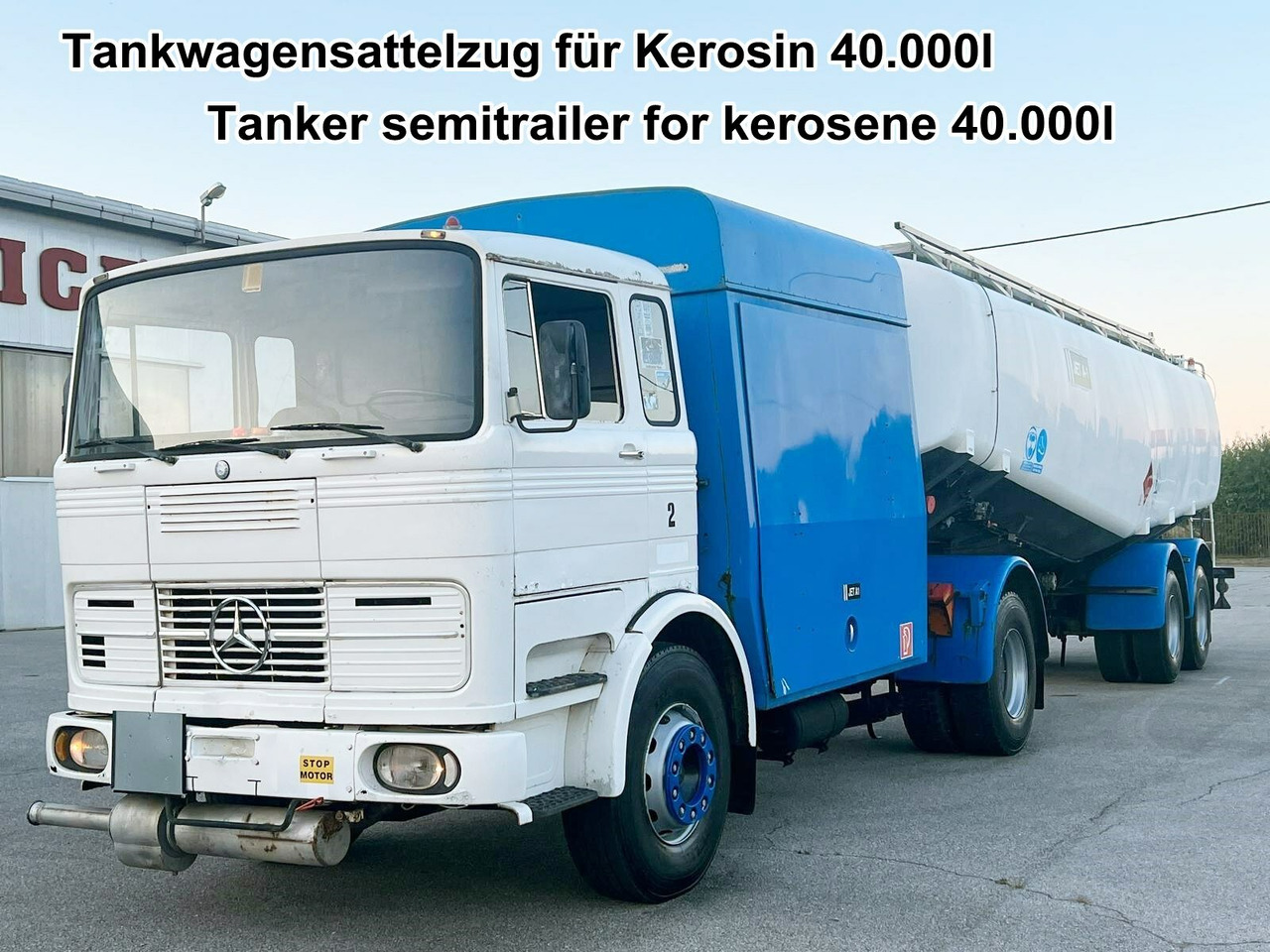 Mercedes-Benz 1923 4x2 Tankwagenzug für Kerosin 40.000l 1923 4x2 Tankwagenzug für Kerosin 40.000l - Truk tangki: gambar 1 Mercedes-Benz 1923 4x2 Tankwagenzug für Kerosin 40.000l 1923 4x2 Tankwagenzug für Kerosin 40.000l - Truk tangki: gambar 1