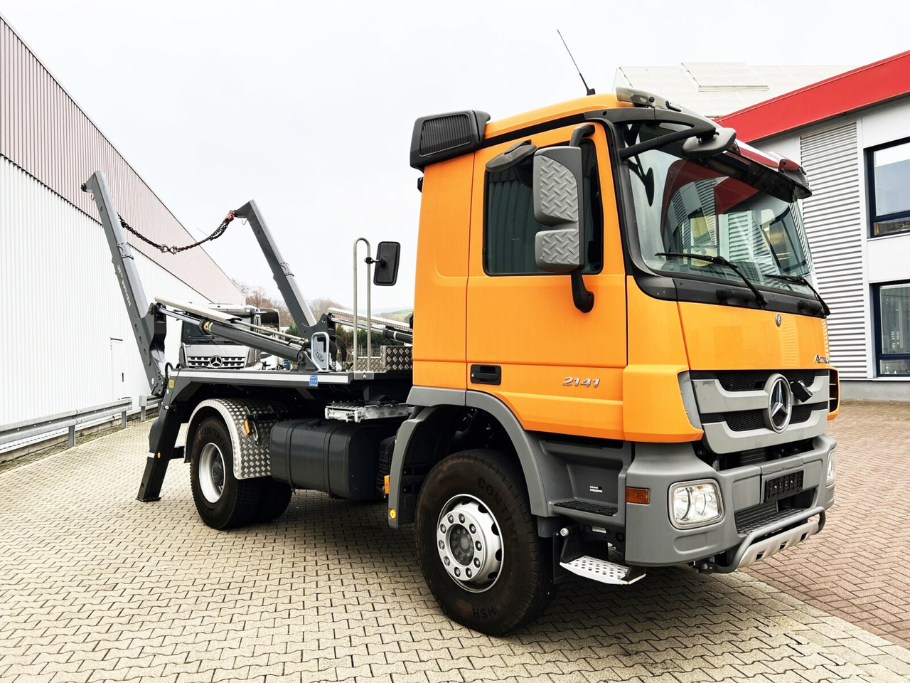 Truk skip loader baru Mercedes-Benz Actros 2141 K 4x2 Actros 2141 K 4x2, Tele-Absetzer: gambar 9