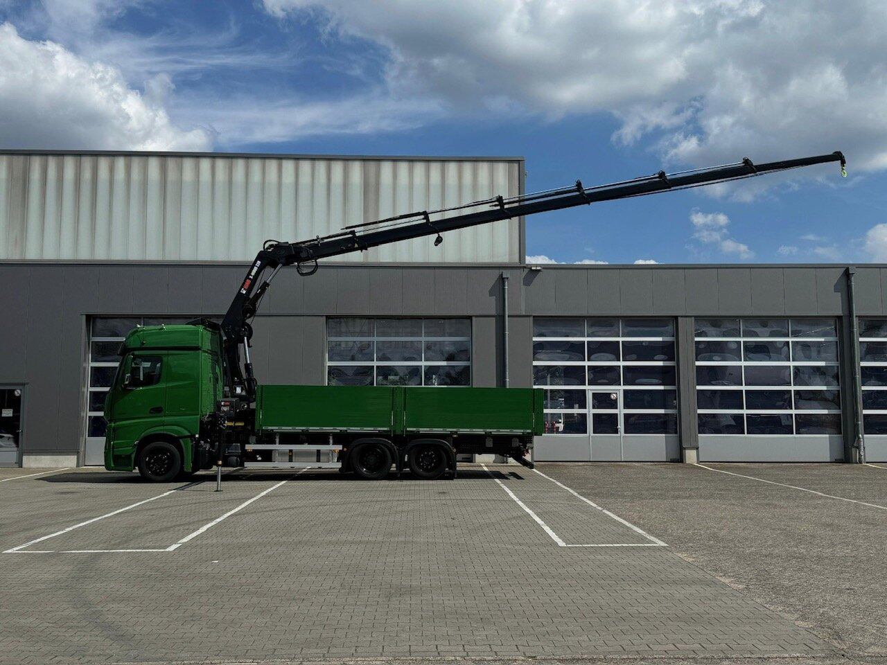 Mercedes-Benz Actros 2548 L 6x2 Actros 2548 L 6x2, Actros 2548 L, 6x2 mit Kran Hiab X-HiDuo 228 - Truk derek: gambar 3 Mercedes-Benz Actros 2548 L 6x2 Actros 2548 L 6x2, Actros 2548 L, 6x2 mit Kran Hiab X-HiDuo 228 - Truk derek: gambar 3