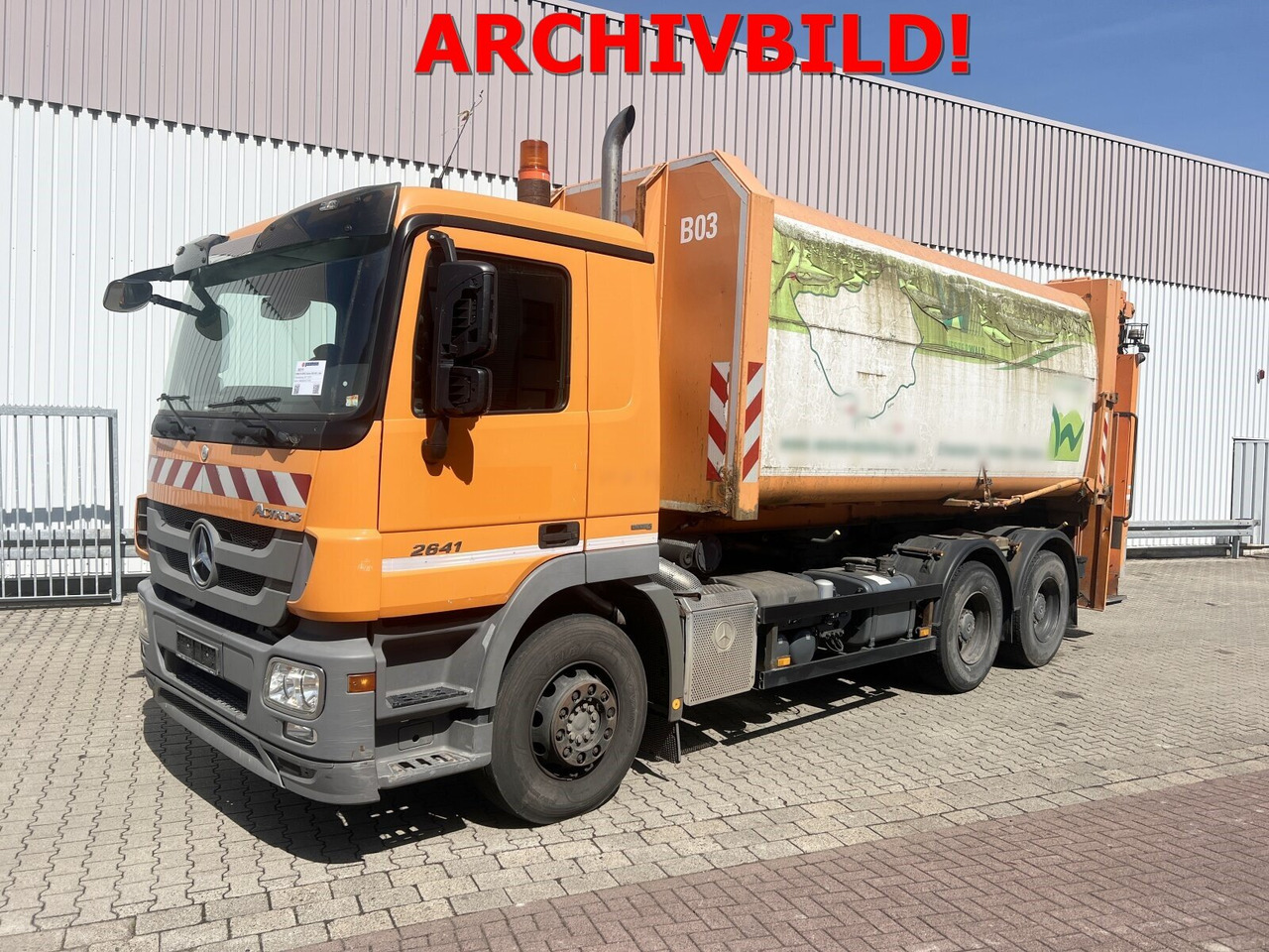 Mercedes-Benz Actros 2641/48 L 6x4 Actros 2641/48 L 6x4, Seilabroller, Haller Lotos, Zöller Schüttung - Truk sampah: gambar 1 Mercedes-Benz Actros 2641/48 L 6x4 Actros 2641/48 L 6x4, Seilabroller, Haller Lotos, Zöller Schüttung - Truk sampah: gambar 1