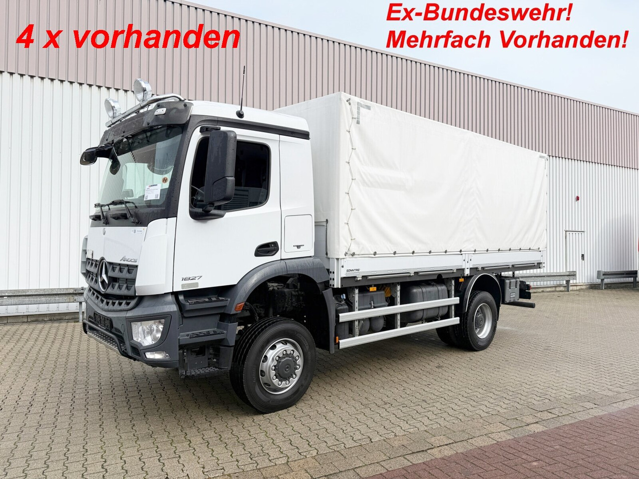 Mercedes-Benz Arocs 1827 A 4x4 Arocs 1827 A 4x4, Ex-! - Truk flatbed: gambar 1 Mercedes-Benz Arocs 1827 A 4x4 Arocs 1827 A 4x4, Ex-! - Truk flatbed: gambar 1