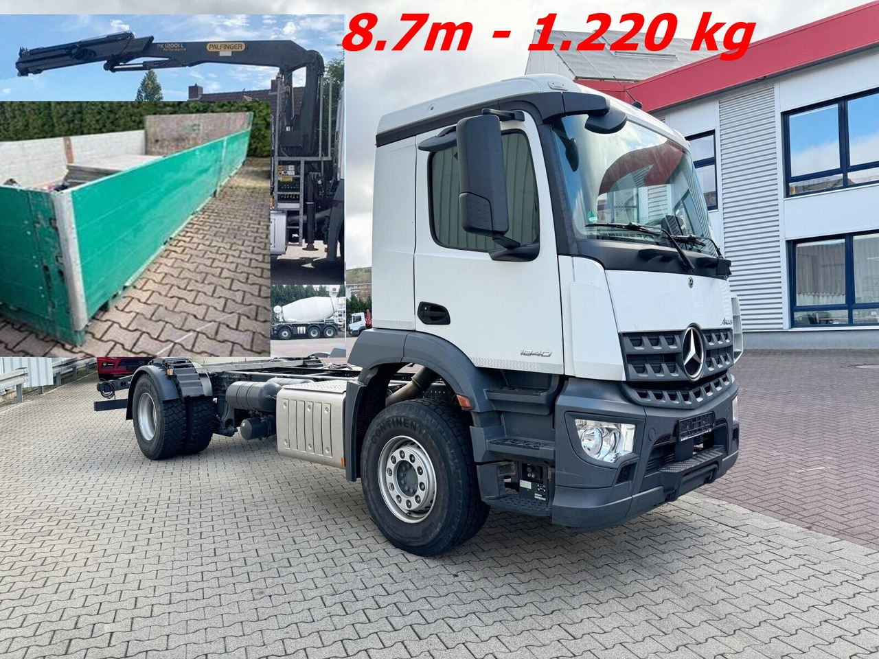 Mercedes-Benz Arocs 1840 L 4x2 Arocs 1840 L 4x2, Kran Palfinger PK12001L, Hochstand - Truk derek: gambar 1 Mercedes-Benz Arocs 1840 L 4x2 Arocs 1840 L 4x2, Kran Palfinger PK12001L, Hochstand - Truk derek: gambar 1