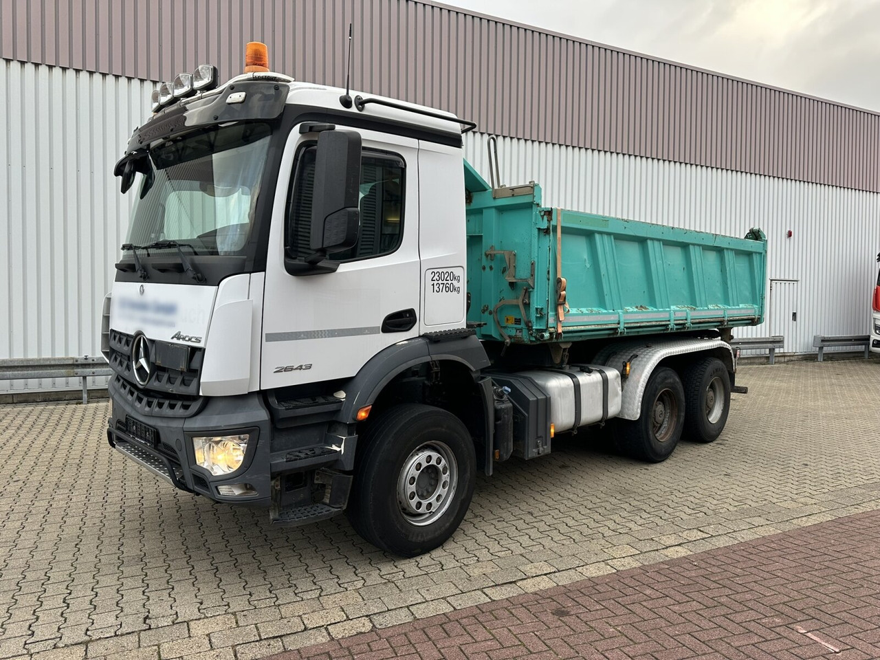 Mercedes-Benz Arocs 2643 K 6x4 Arocs 2643 K 6x4, Rollplane, Meiller - Truk jungkit: gambar 1 Mercedes-Benz Arocs 2643 K 6x4 Arocs 2643 K 6x4, Rollplane, Meiller - Truk jungkit: gambar 1