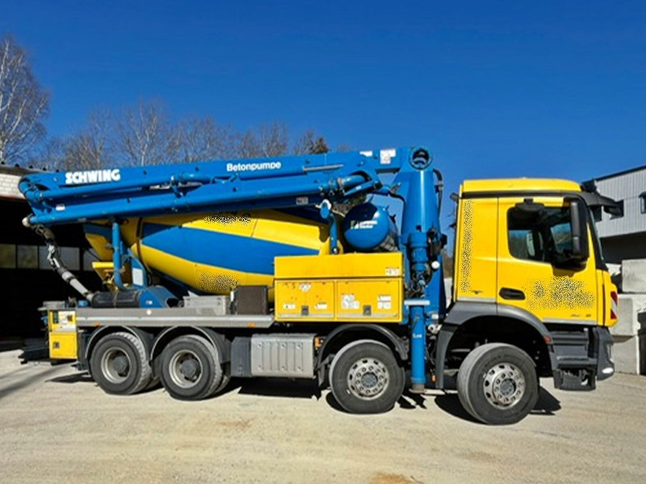 Mercedes-Benz Arocs 3246 B 8x4 Stetter Mischer 7m³, Pumpe 25m Arocs 3246 B 8x4 Stetter Mischer 7m³, Pumpe 25m - Truk pengaduk beton: gambar 1 Mercedes-Benz Arocs 3246 B 8x4 Stetter Mischer 7m³, Pumpe 25m Arocs 3246 B 8x4 Stetter Mischer 7m³, Pumpe 25m - Truk pengaduk beton: gambar 1