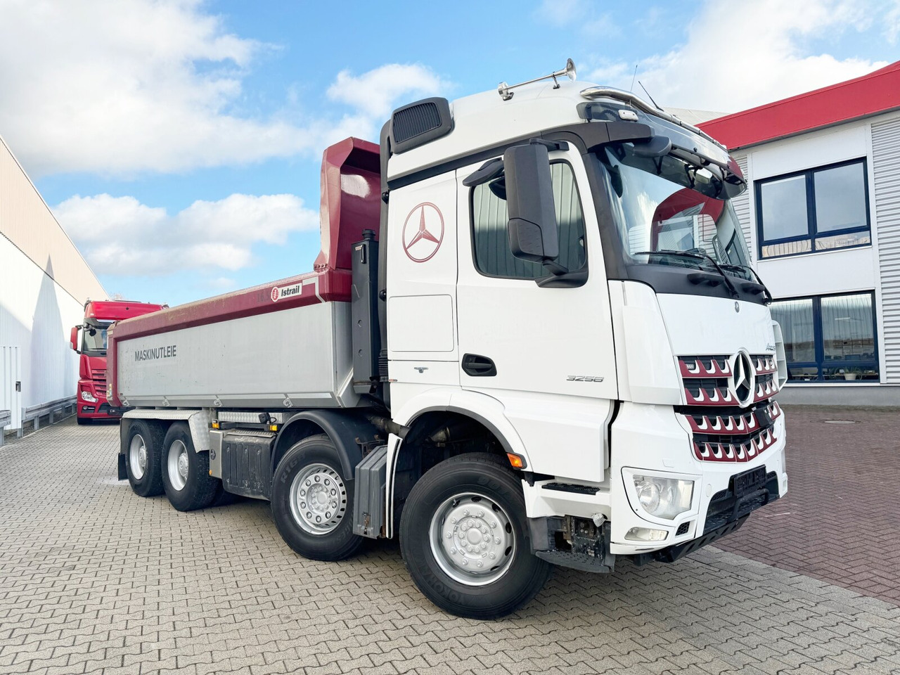 Tempat sampah Mercedes-Benz Arocs 3258 LK 8x4/4 Arocs 3258 LK 8x4/4, Retarder, Stahlmulde ca. 14m³, hydr. Heckklappenöffnung: gambar 9