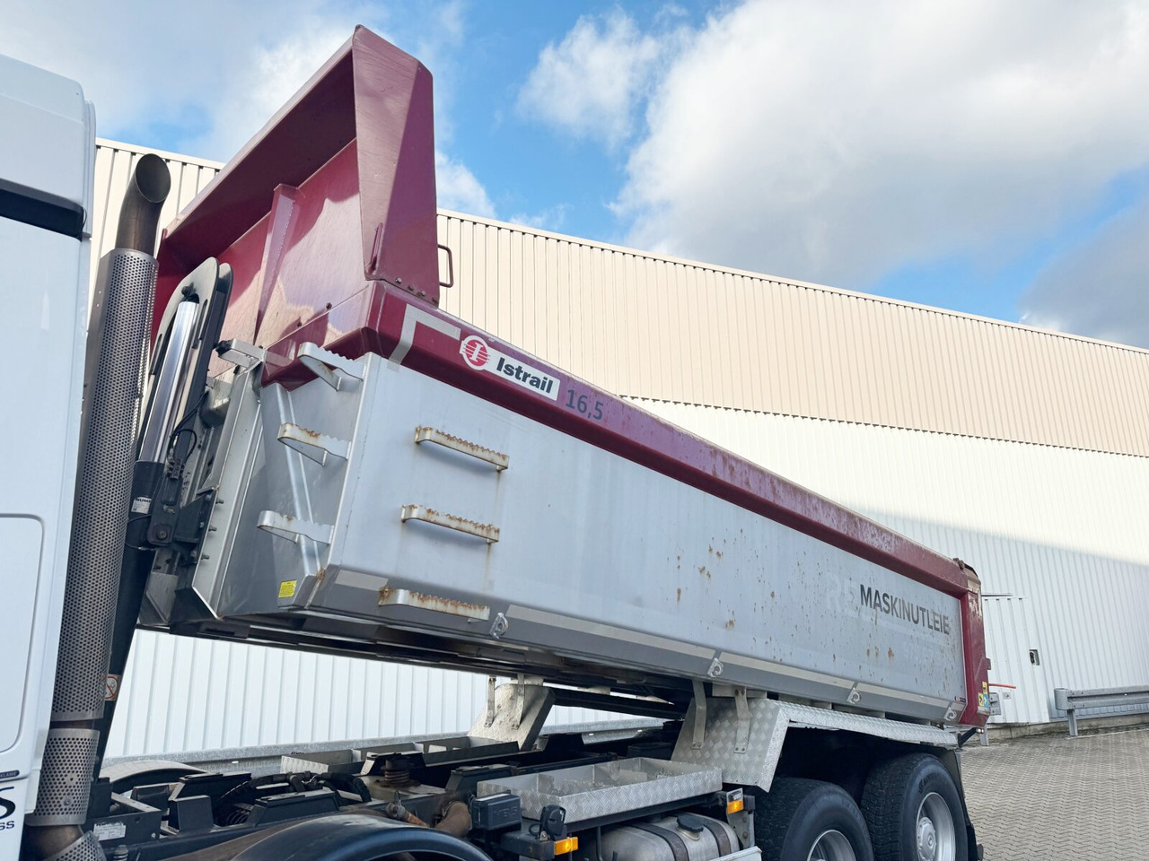 Tempat sampah Mercedes-Benz Arocs 3258 LK 8x4/4 Arocs 3258 LK 8x4/4, Retarder, Stahlmulde ca. 14m³, hydr. Heckklappenöffnung: gambar 14