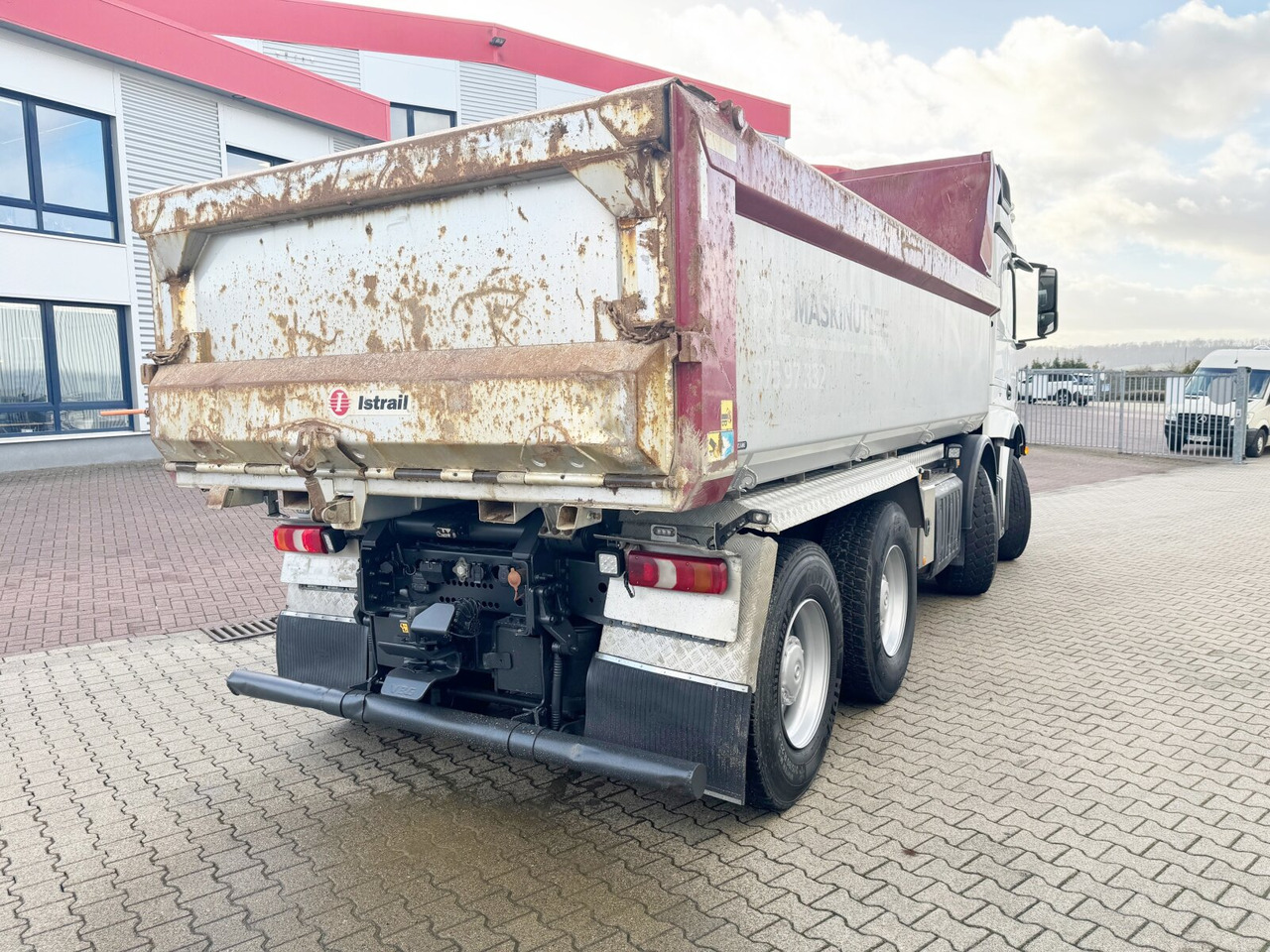 Tempat sampah Mercedes-Benz Arocs 3258 LK 8x4/4 Arocs 3258 LK 8x4/4, Retarder, Stahlmulde ca. 14m³, hydr. Heckklappenöffnung: gambar 10