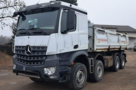 Mercedes-Benz Arocs 3445 K 8x4/4 Arocs 3445 K 8x4/4, Meiller Bordmatik links - Truk jungkit: gambar 1 Mercedes-Benz Arocs 3445 K 8x4/4 Arocs 3445 K 8x4/4, Meiller Bordmatik links - Truk jungkit: gambar 1