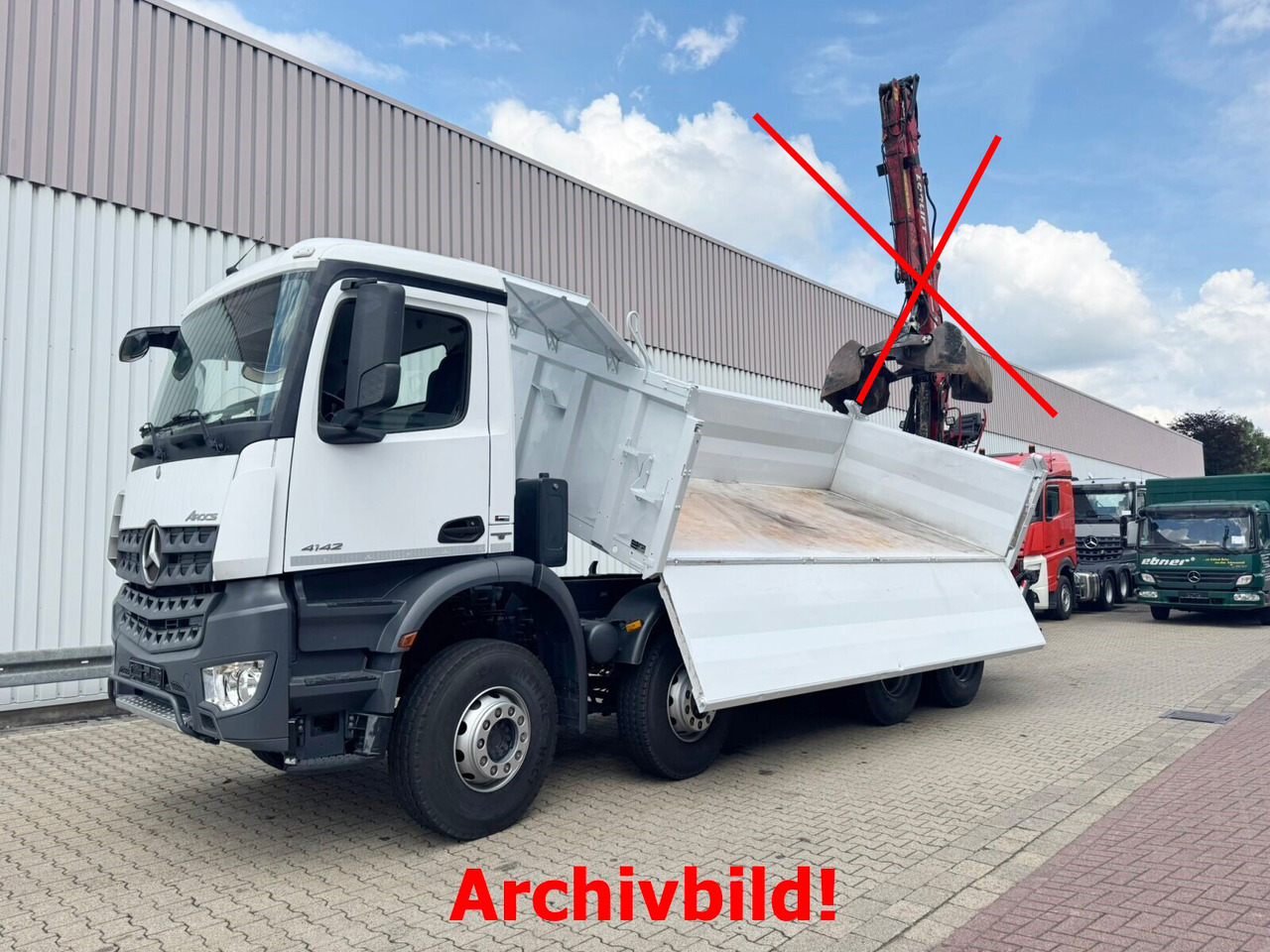 Mercedes-Benz Arocs 4142 K 8x4/4 Arocs 4142/45 K 8x4/4, Meiller Bordmatik links - Truk jungkit: gambar 1 Mercedes-Benz Arocs 4142 K 8x4/4 Arocs 4142/45 K 8x4/4, Meiller Bordmatik links - Truk jungkit: gambar 1