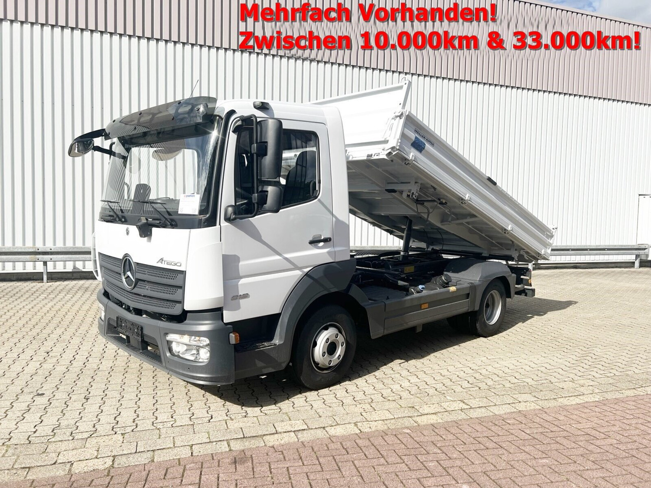 Mercedes-Benz Atego 818/23 K 4x2 Atego 818/23 K 4x2, 2x AHK, Meiller-Kipper, mehrfach Vorhanden! - Truk jungkit: gambar 1 Mercedes-Benz Atego 818/23 K 4x2 Atego 818/23 K 4x2, 2x AHK, Meiller-Kipper, mehrfach Vorhanden! - Truk jungkit: gambar 1