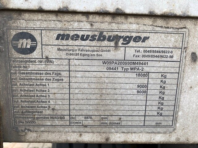 Meusburger MPA-2 MPA-2, Stapleraufnahme - Trailer flatbed: gambar 4 Meusburger MPA-2 MPA-2, Stapleraufnahme - Trailer flatbed: gambar 4