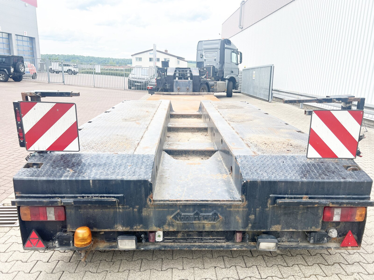 Nooteboom Euro-54-03 Euro-54-03, Schwanenhals abfahrbar, Hydr. Zwangsgelenkt - Semi-trailer low bed: gambar 3 Nooteboom Euro-54-03 Euro-54-03, Schwanenhals abfahrbar, Hydr. Zwangsgelenkt - Semi-trailer low bed: gambar 3