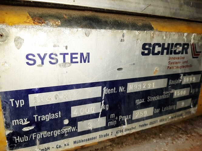 Trailer kotak tertutup - - SCHIER Kofferanhänger mit Hubboden: gambar 10
