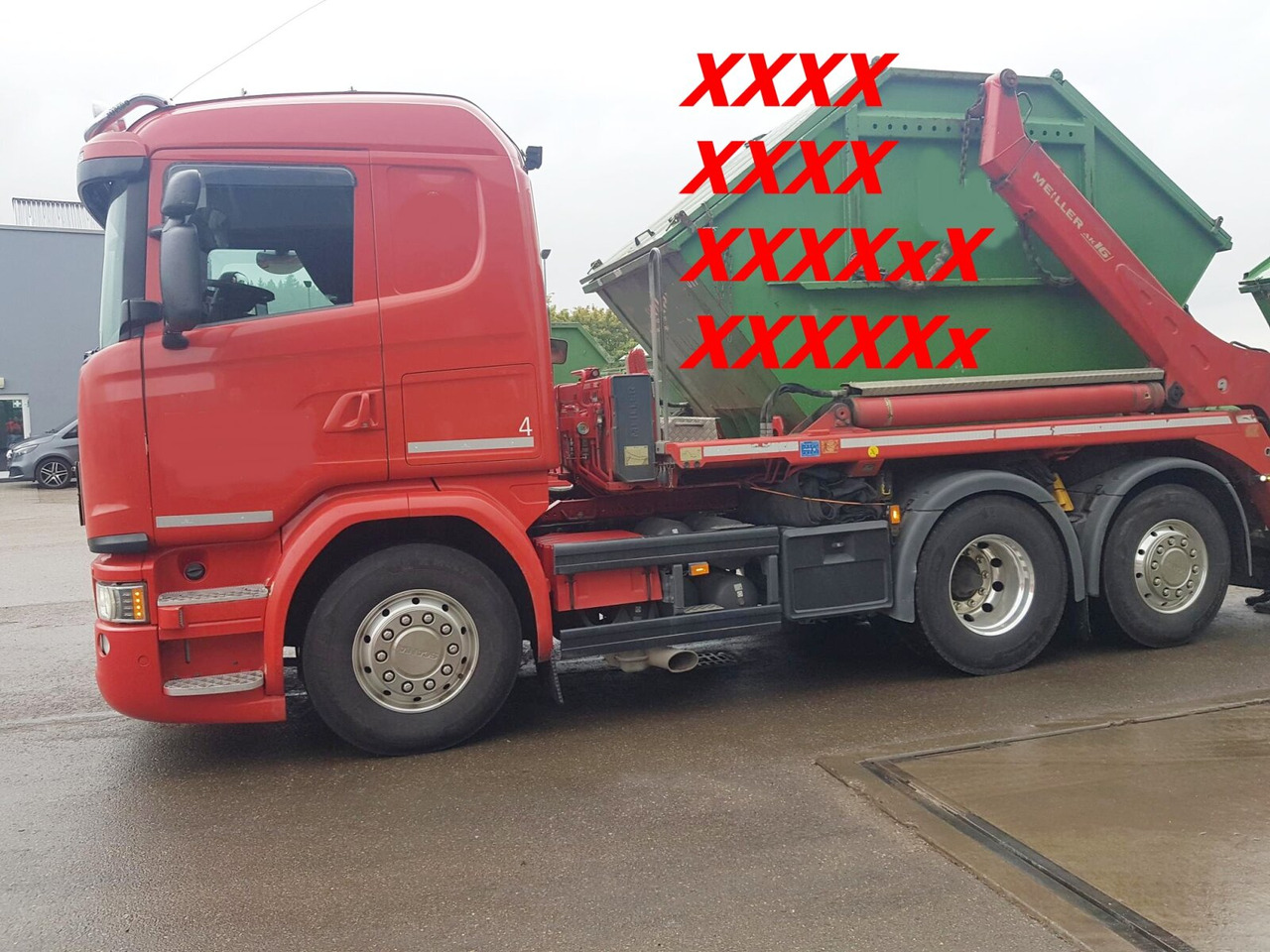 Scania G 450 / 6x2/4 G 450 /6x2/4, Meiller AK 16 MTG, Funk, Teleskop - Truk skip loader: gambar 2 Scania G 450 / 6x2/4 G 450 /6x2/4, Meiller AK 16 MTG, Funk, Teleskop - Truk skip loader: gambar 2