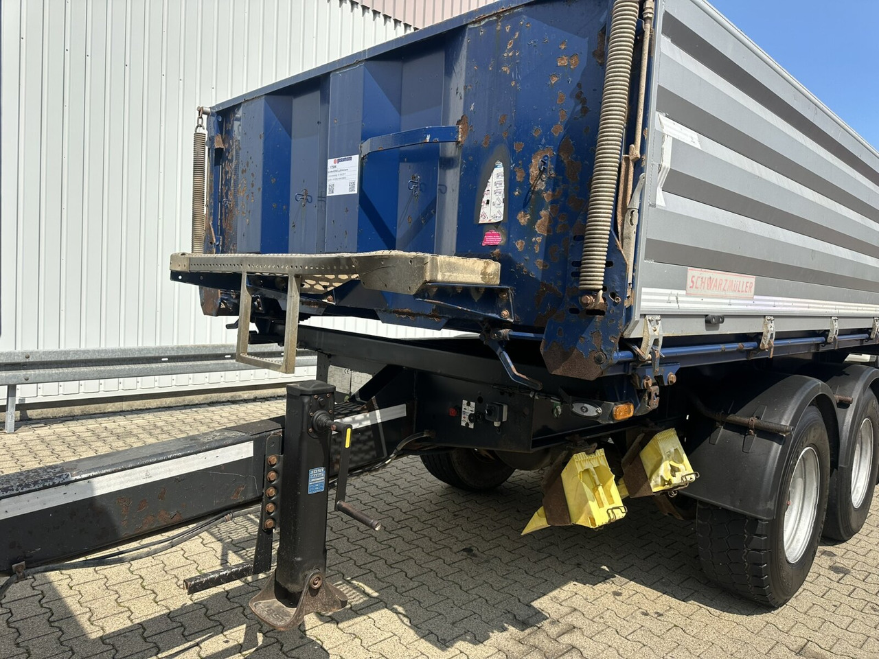 Trailer jungkit Schwarzmüller M-Serie M-Serie, Alu-Bordwände, ca. 11m³: gambar 10