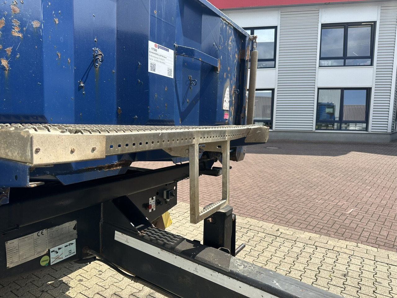 Trailer jungkit Schwarzmüller M-Serie M-Serie, Alu-Bordwände, ca. 11m³: gambar 11