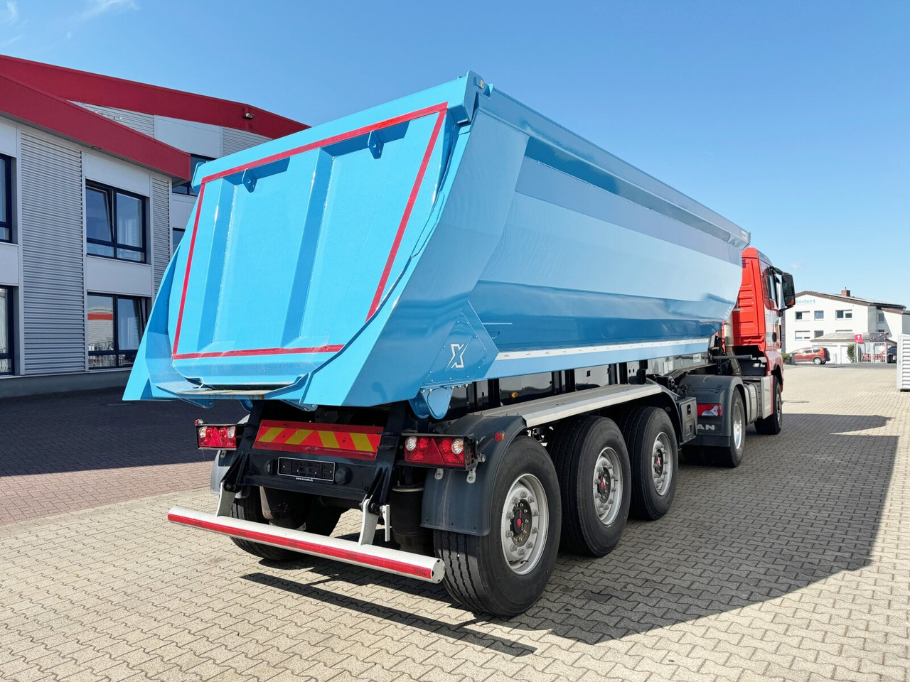 Semi-trailer baru Euro ATM 27 Euro ATM 27, HARDOX Stahlmulde ca. 27m³, Liftachse: gambar 9