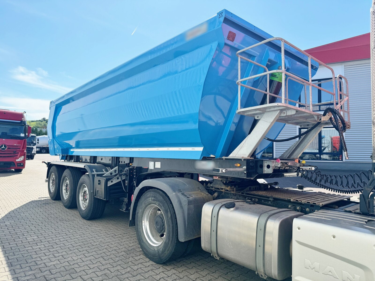 Semi-trailer baru Euro ATM 27 Euro ATM 27, HARDOX Stahlmulde ca. 27m³, Liftachse: gambar 10
