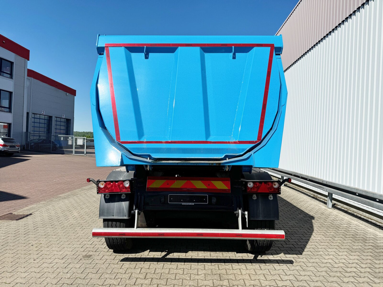 Semi-trailer baru Euro ATM 27 Euro ATM 27, HARDOX Stahlmulde ca. 27m³, Liftachse: gambar 8