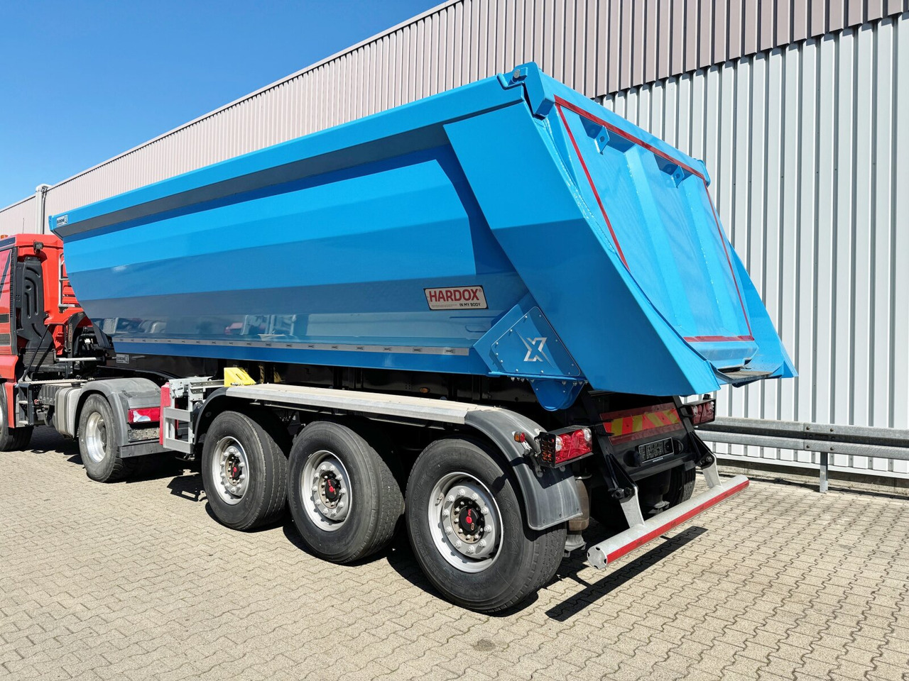 Semi-trailer baru Euro ATM 27 Euro ATM 27, HARDOX Stahlmulde ca. 27m³, Liftachse: gambar 7