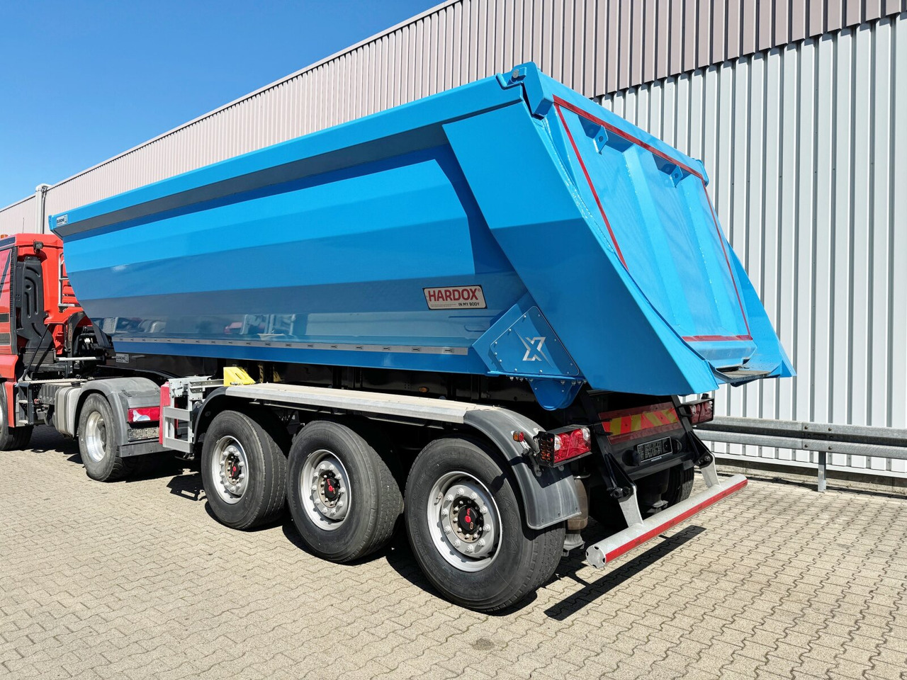 Semi-trailer baru Euro ATM 27 Euro ATM 27, HARDOX Stahlmulde ca. 27m³, Liftachse: gambar 7