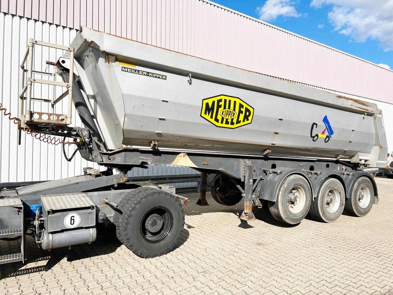 Meiller MHPS 12/27 MHPS 12/27 NOSS2, Stahlmulde ca. 26m³, Liftachse - Semi-trailer: gambar 4 Meiller MHPS 12/27 MHPS 12/27 NOSS2, Stahlmulde ca. 26m³, Liftachse - Semi-trailer: gambar 4