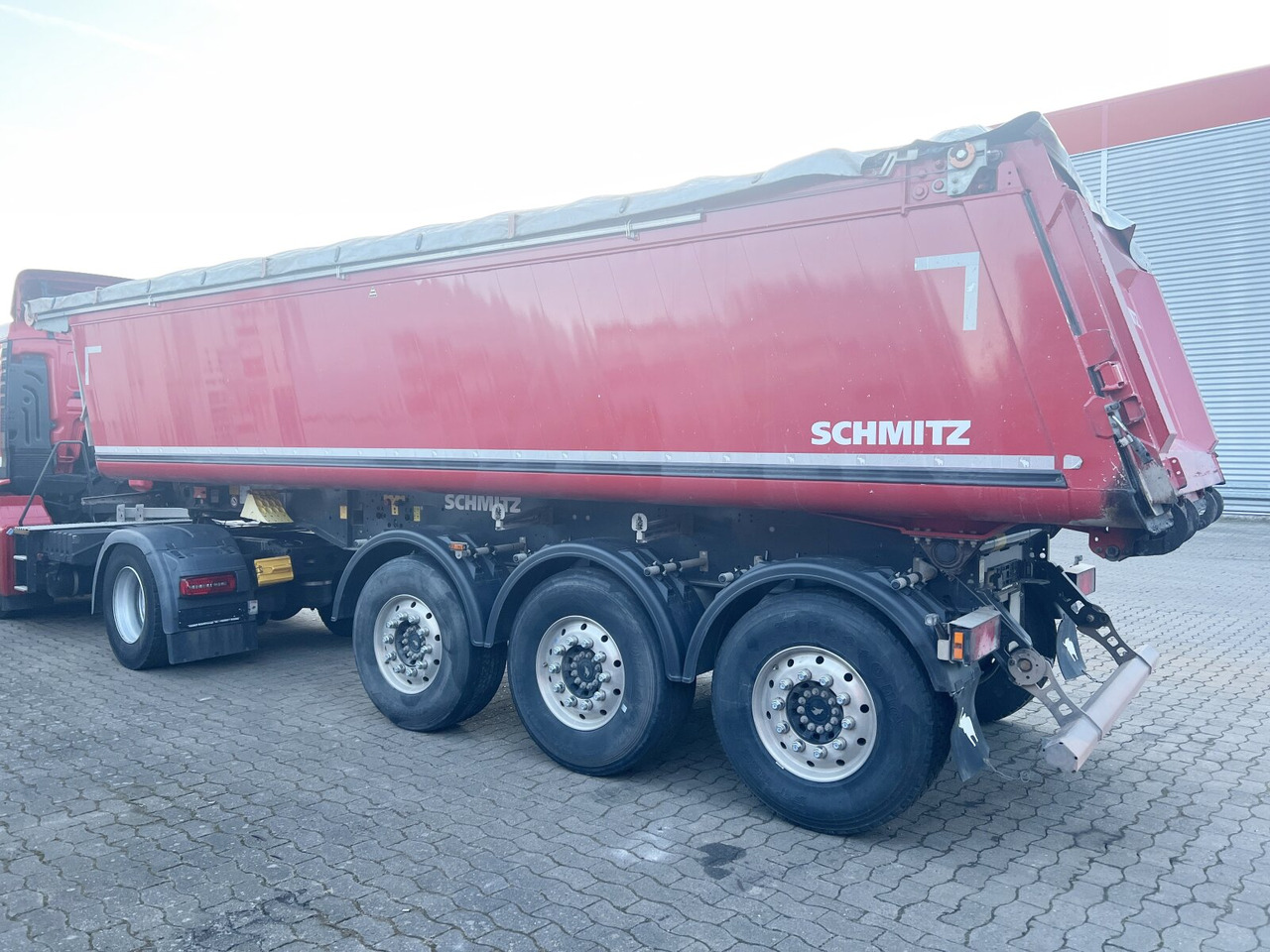 Schmitz Cargobull SKI 24 SL 7.2 SKI 24 SL 7.2, Alumulde ca. 24m³, Liftachse, E-Verdeck, Funk - Semi-trailer: gambar 4 Schmitz Cargobull SKI 24 SL 7.2 SKI 24 SL 7.2, Alumulde ca. 24m³, Liftachse, E-Verdeck, Funk - Semi-trailer: gambar 4