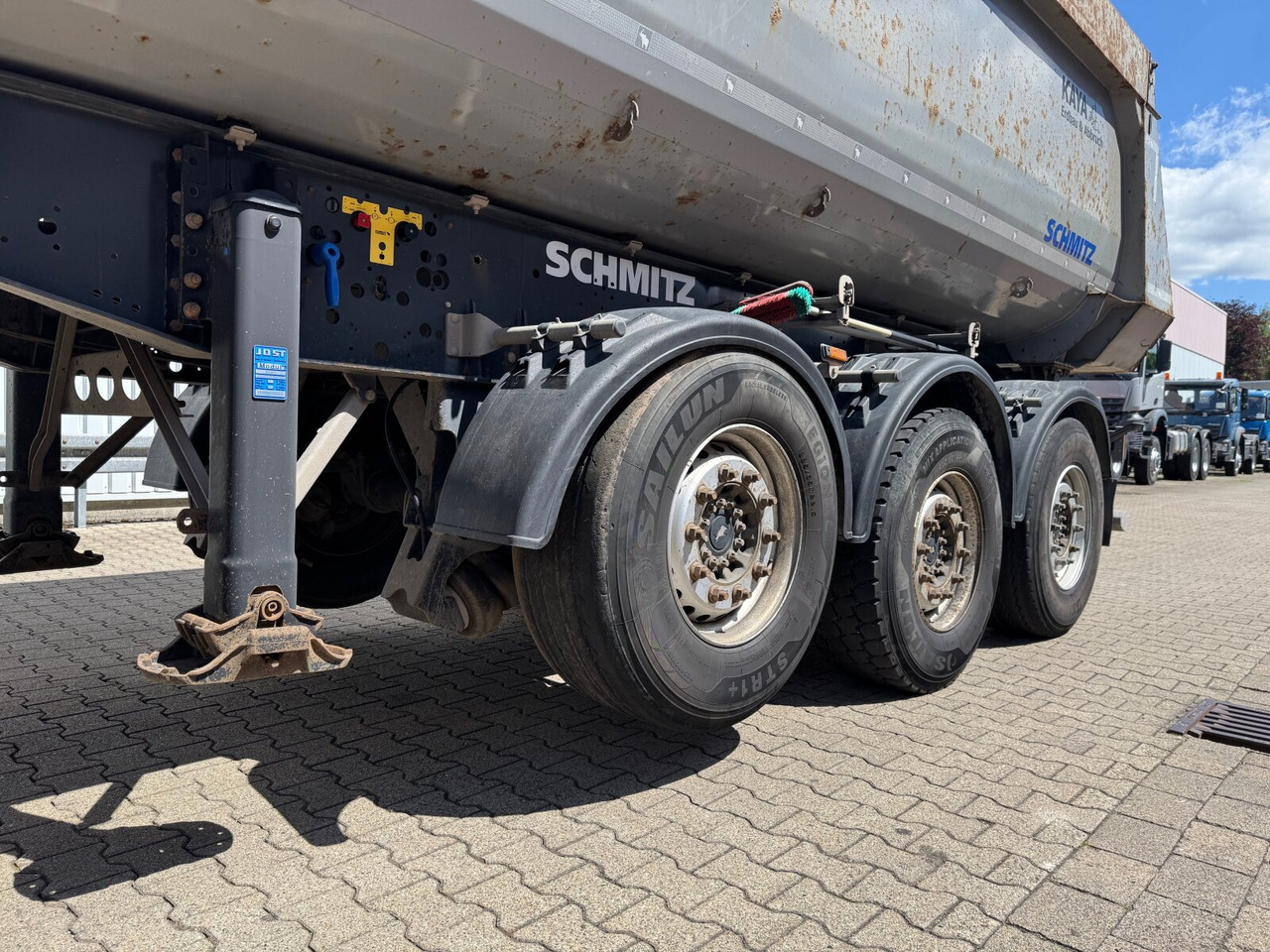 Schmitz Cargobull SKI 24 SL 7.2 SKI 24 SL 7.2, Stahlmulde ca. 24m³, Liftachse - Semi-trailer: gambar 5 Schmitz Cargobull SKI 24 SL 7.2 SKI 24 SL 7.2, Stahlmulde ca. 24m³, Liftachse - Semi-trailer: gambar 5