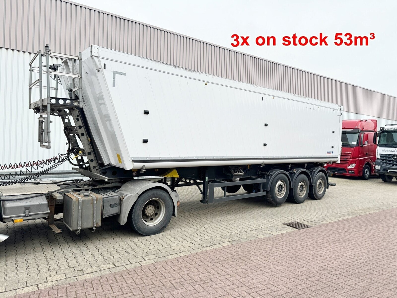 Schmitz Cargobull SKI 24 SL 9.6 SKI 24 SL 9.6, Liftachse, Alumulde ca. 52m³ - Semi-trailer: gambar 1 Schmitz Cargobull SKI 24 SL 9.6 SKI 24 SL 9.6, Liftachse, Alumulde ca. 52m³ - Semi-trailer: gambar 1