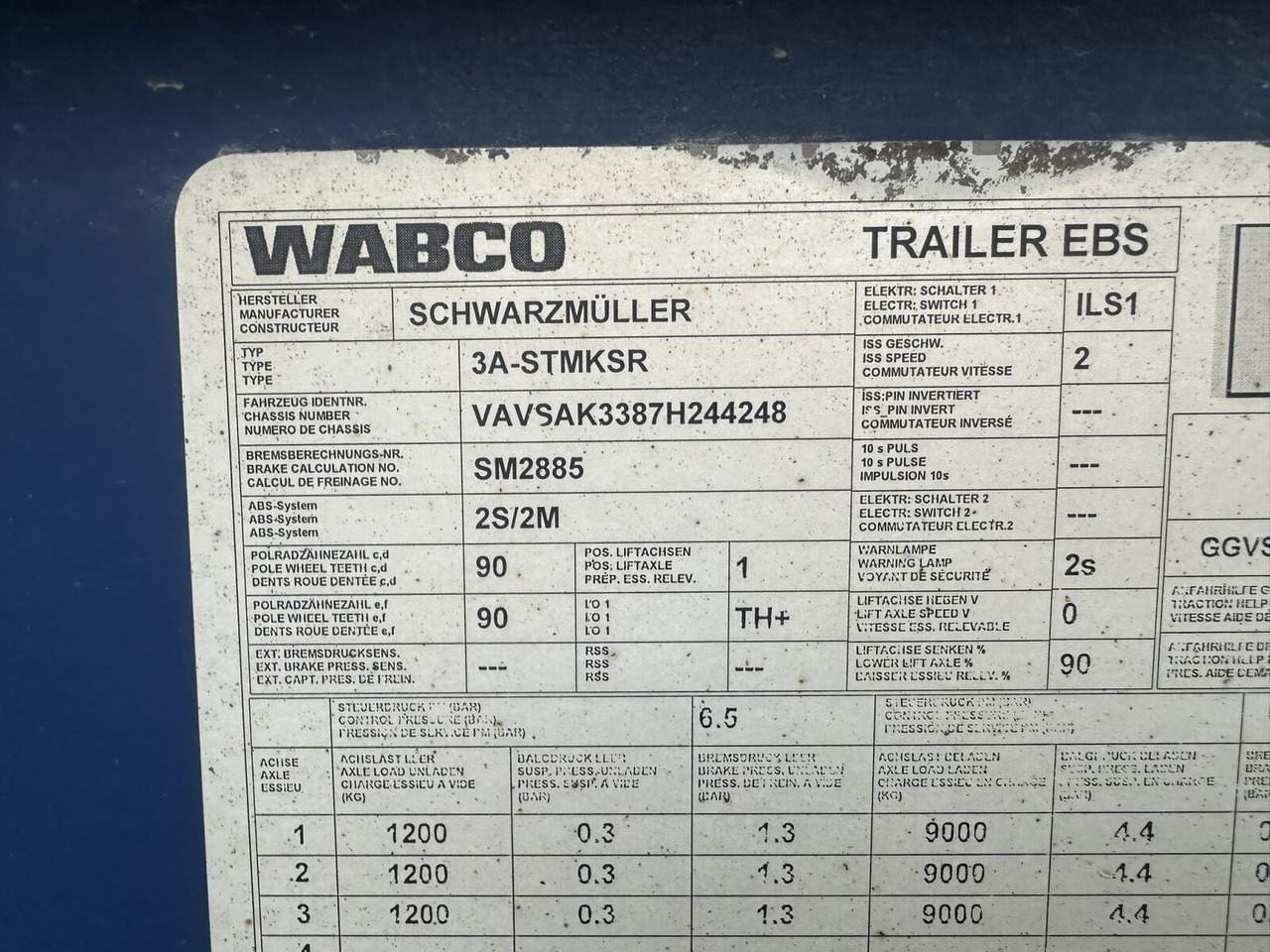 Schwarzmüller HKS 3/E-S1 HKS 3/E-S1, Liftachse, 25m³ - Semi-trailer: gambar 5 Schwarzmüller HKS 3/E-S1 HKS 3/E-S1, Liftachse, 25m³ - Semi-trailer: gambar 5