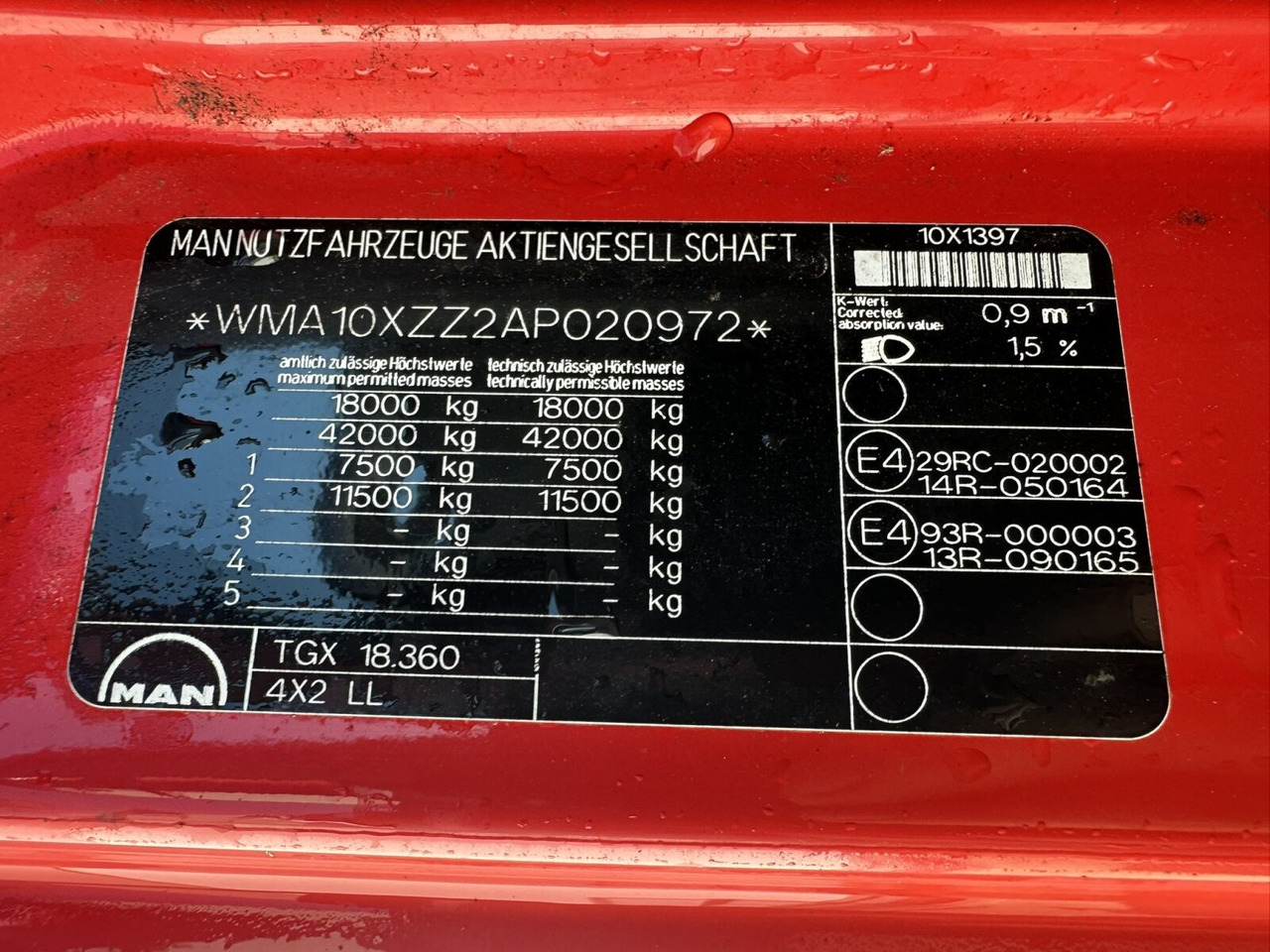 MAN TGX 18.360 4X2 LL TGX 18.360 4X2 LL, Fahrschule - Truk: gambar 3 MAN TGX 18.360 4X2 LL TGX 18.360 4X2 LL, Fahrschule - Truk: gambar 3