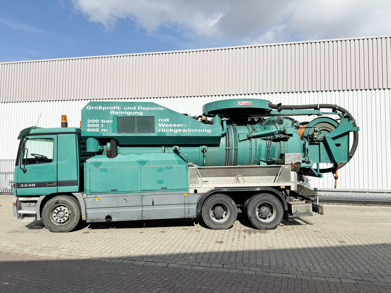 Mercedes-Benz Actros 3348 6x4 Actros 3348 6x4, V8, Kroll Saug-/Spülwagen ca. 14m³, Wasserrückgewinnung, Funk - Truk: gambar 5 Mercedes-Benz Actros 3348 6x4 Actros 3348 6x4, V8, Kroll Saug-/Spülwagen ca. 14m³, Wasserrückgewinnung, Funk - Truk: gambar 5