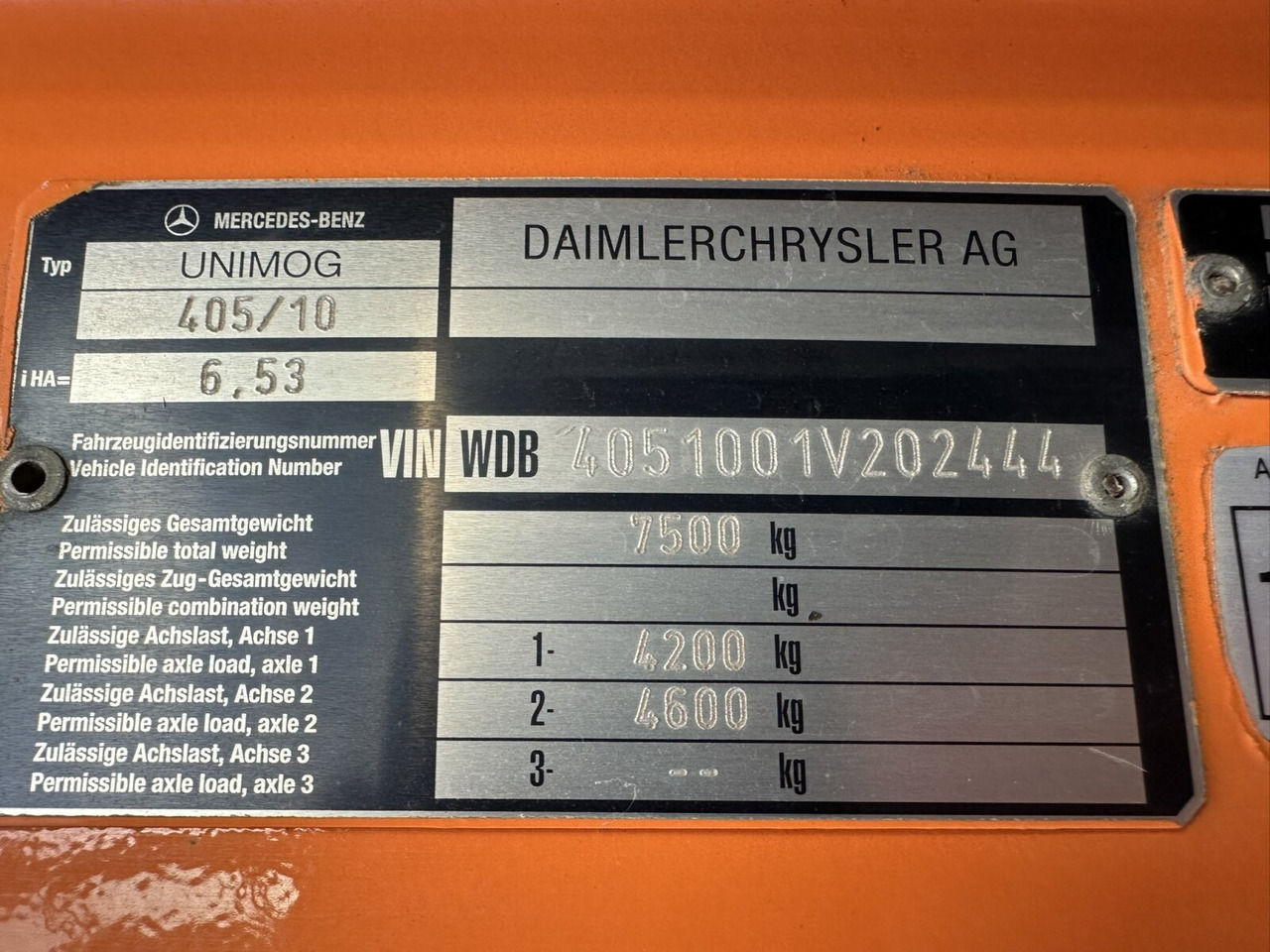 Unimog U300 405/10 4x4 U300 405/10 4x4, Kommunalhydraulik, Frontzapfwelle, Kipper - Van pengiriman: gambar 5 Unimog U300 405/10 4x4 U300 405/10 4x4, Kommunalhydraulik, Frontzapfwelle, Kipper - Van pengiriman: gambar 5