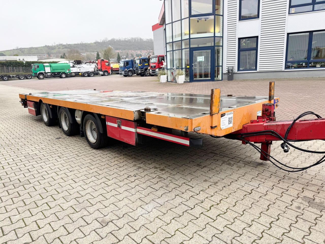 Trailer flatbed ZHP 24-32 RUFA ZHP 24-32, TwistLock-Verriegelungen, Verzinkt: gambar 10