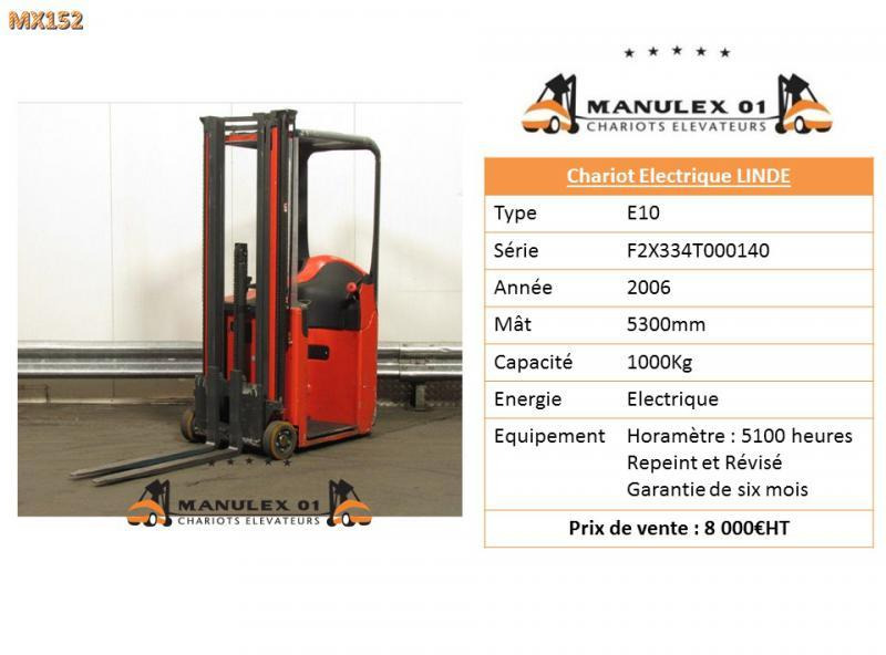 Linde E10 - Forklift listrik: gambar 2 Linde E10 - Forklift listrik: gambar 2