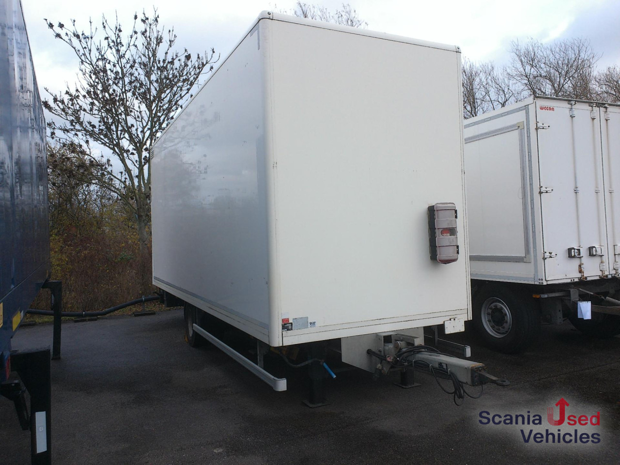 ACKERMANN 1-Achs ZAA mit LBW Dautel DL1500S - Trailer kotak tertutup: gambar 1 ACKERMANN 1-Achs ZAA mit LBW Dautel DL1500S - Trailer kotak tertutup: gambar 1