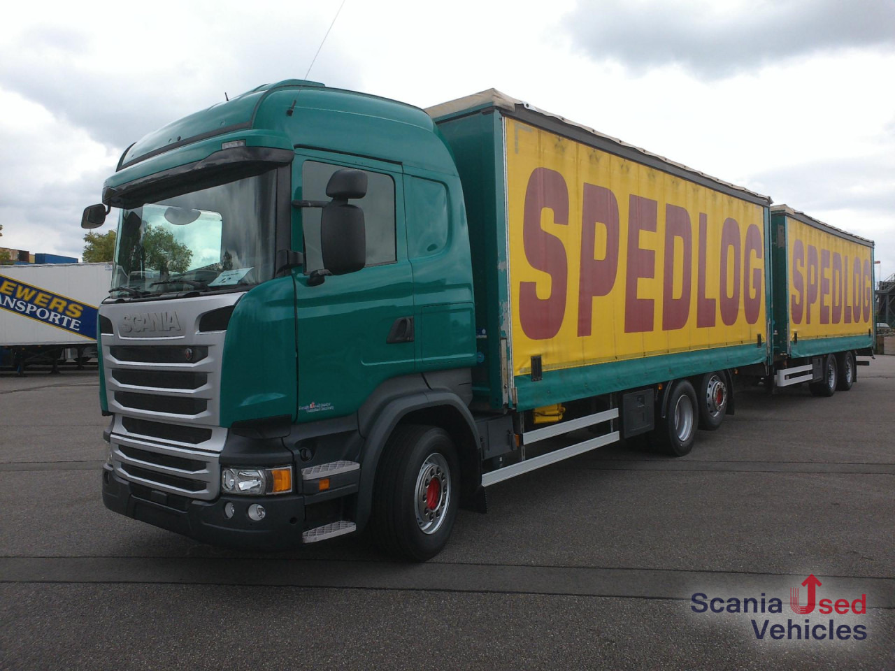 SCANIA R450LB6x2*4MNB LBW 2,0t NUR 462 TKM! HU neu! - Truk dengan terpal samping: gambar 1 SCANIA R450LB6x2*4MNB LBW 2,0t NUR 462 TKM! HU neu! - Truk dengan terpal samping: gambar 1