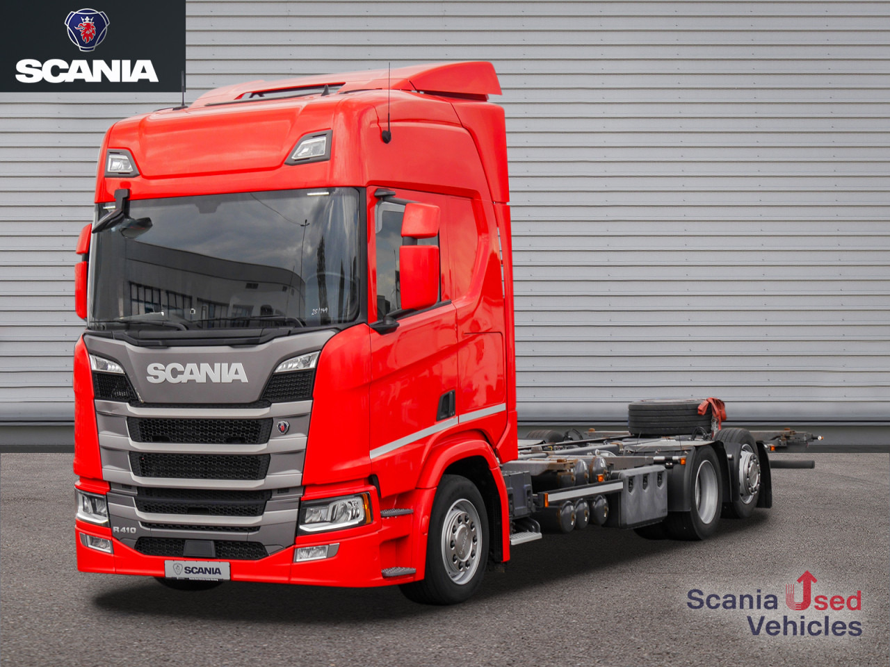 SCANIA R 410 B6x2*4LB Jumbo, Lenkachse, Standklima - Pengangkut kontainer/ Container truck: gambar 1 SCANIA R 410 B6x2*4LB Jumbo, Lenkachse, Standklima - Pengangkut kontainer/ Container truck: gambar 1