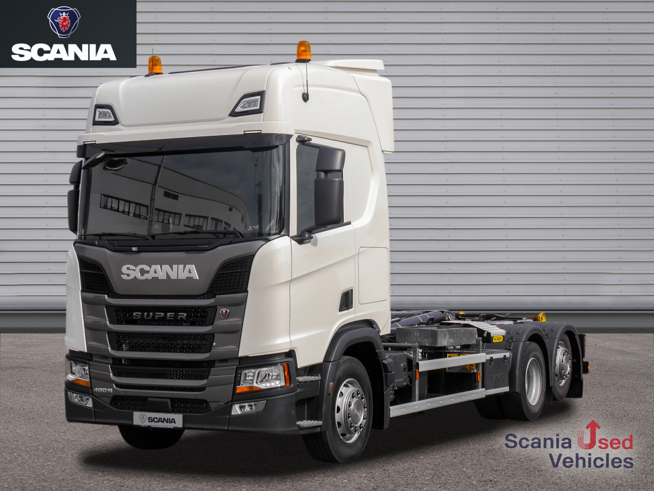 SCANIA R 460 B6x2*4NA - SUPER - PALFINGER PH T 20 - Hook lift: gambar 1 SCANIA R 460 B6x2*4NA - SUPER - PALFINGER PH T 20 - Hook lift: gambar 1