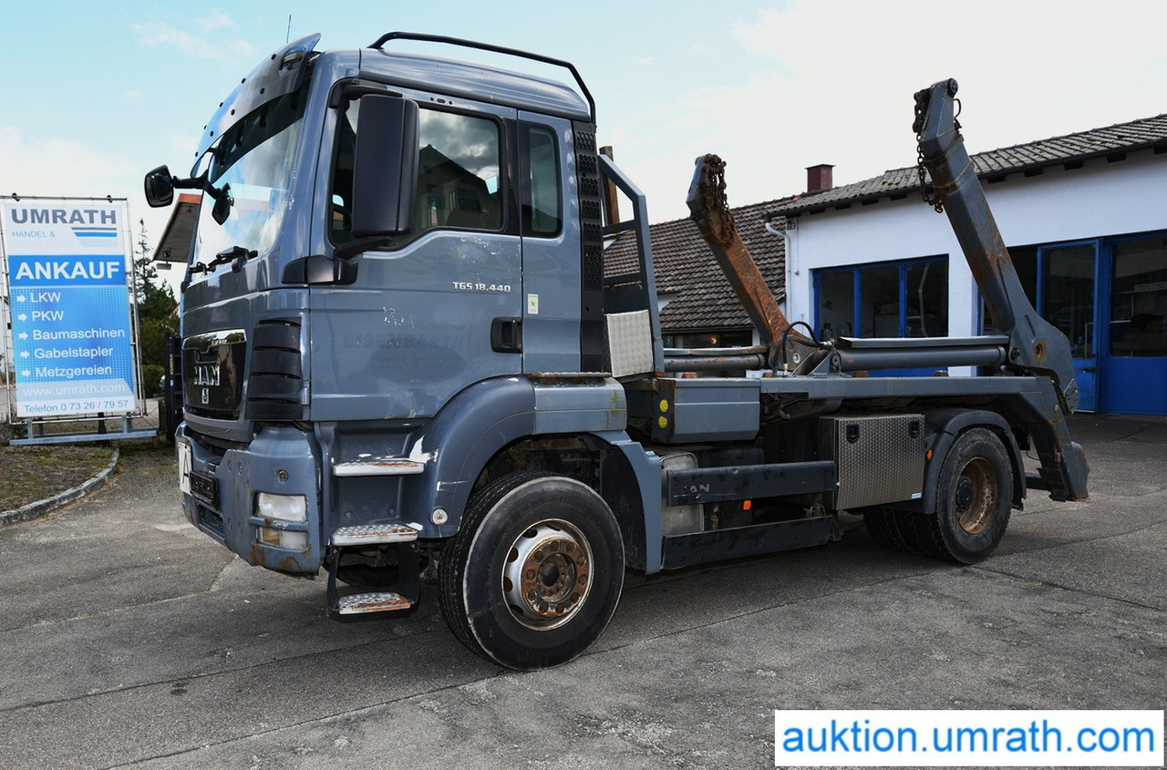 MAN TGS 18.440 / 4 x 2 BL Absetzkipper Teleskopabsetzer EURO 5 - Pengangkut kontainer/ Container truck: gambar 1 MAN TGS 18.440 / 4 x 2 BL Absetzkipper Teleskopabsetzer EURO 5 - Pengangkut kontainer/ Container truck: gambar 1