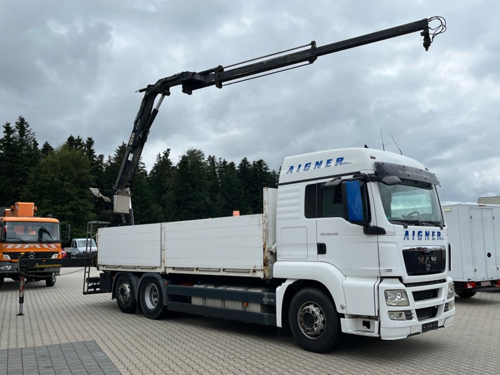 MAN TGS 26.440 Baustoff mit HIAB XS 166 Kran MAN TGS 26.440 Baustoff mit HIAB XS 166 Kran - Truk flatbed, Truk derek: gambar 4 MAN TGS 26.440 Baustoff mit HIAB XS 166 Kran MAN TGS 26.440 Baustoff mit HIAB XS 166 Kran - Truk flatbed, Truk derek: gambar 4