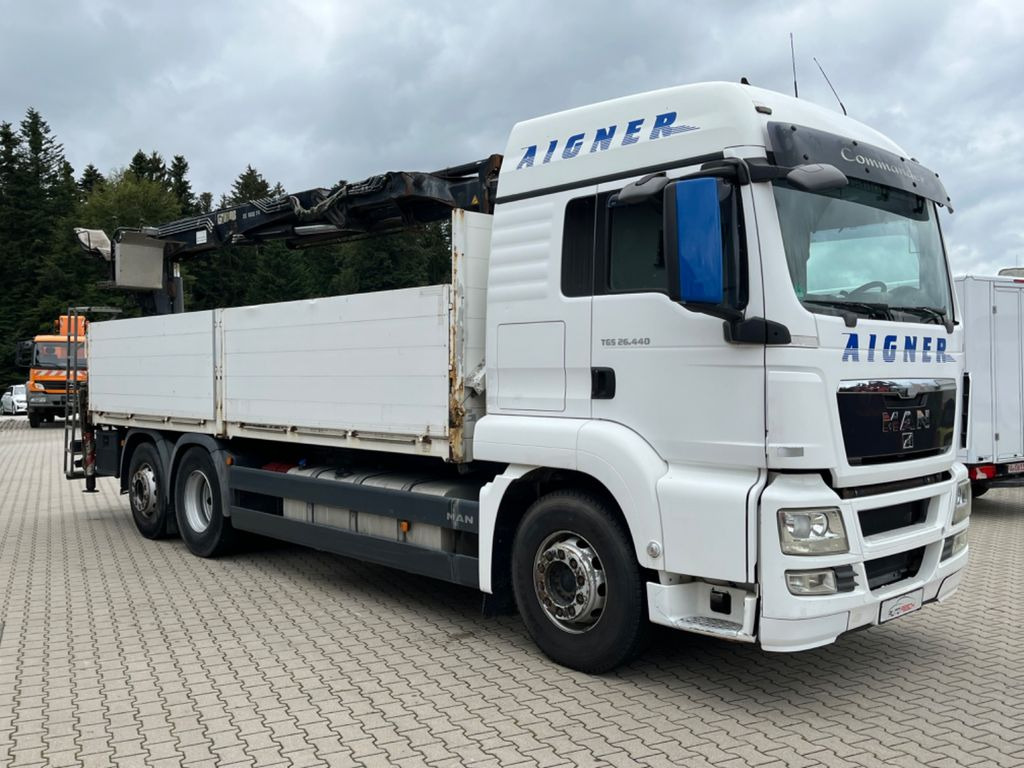 MAN TGS 26.440 Baustoff mit HIAB XS 166 Kran MAN TGS 26.440 Baustoff mit HIAB XS 166 Kran - Truk flatbed, Truk derek: gambar 5 MAN TGS 26.440 Baustoff mit HIAB XS 166 Kran MAN TGS 26.440 Baustoff mit HIAB XS 166 Kran - Truk flatbed, Truk derek: gambar 5