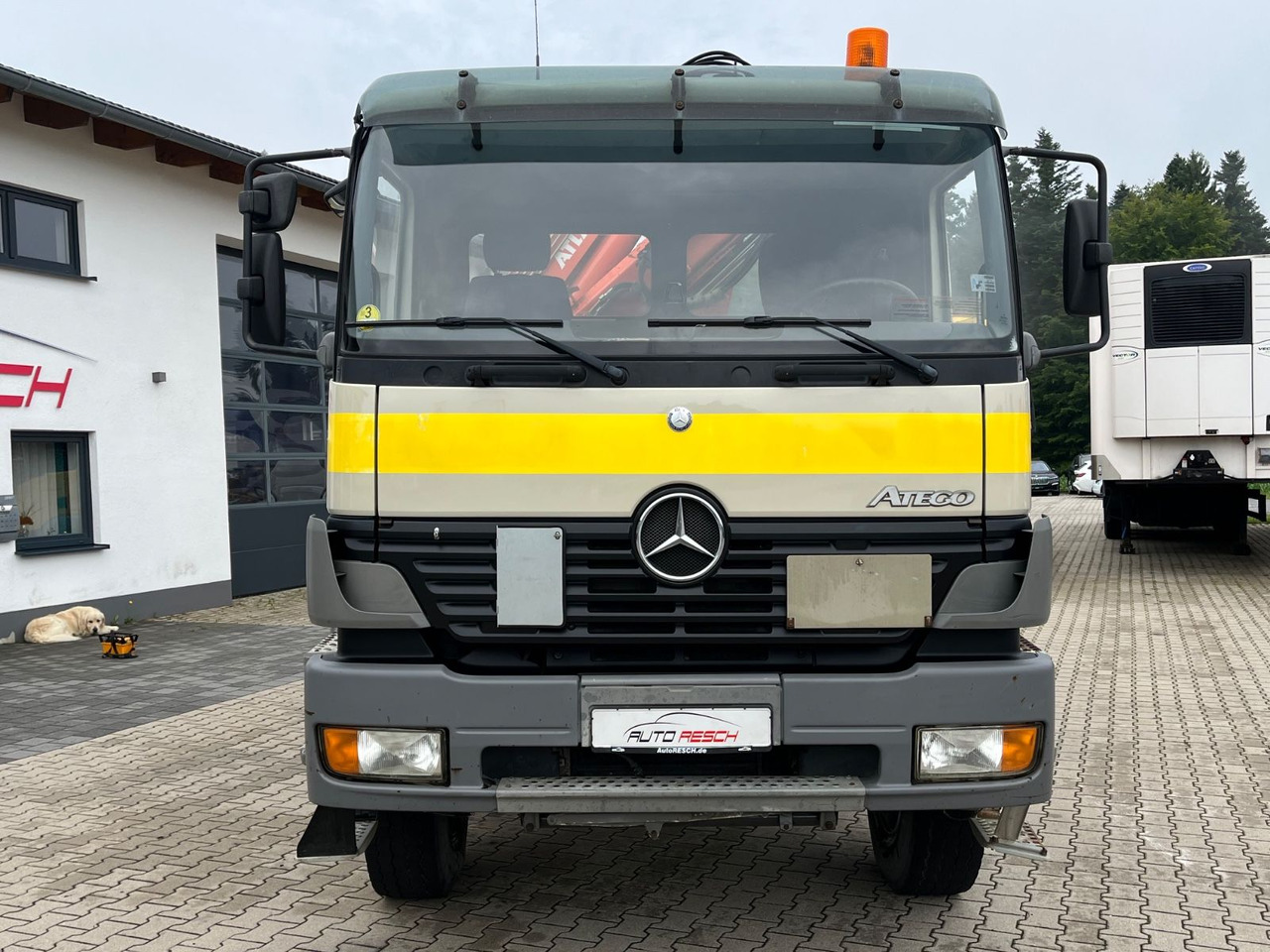 Mercedes-Benz Atego 1823 4x4 Kipper mit Kran Atlas 125.2 Funk - Truk jungkit, Truk derek: gambar 5 Mercedes-Benz Atego 1823 4x4 Kipper mit Kran Atlas 125.2 Funk - Truk jungkit, Truk derek: gambar 5