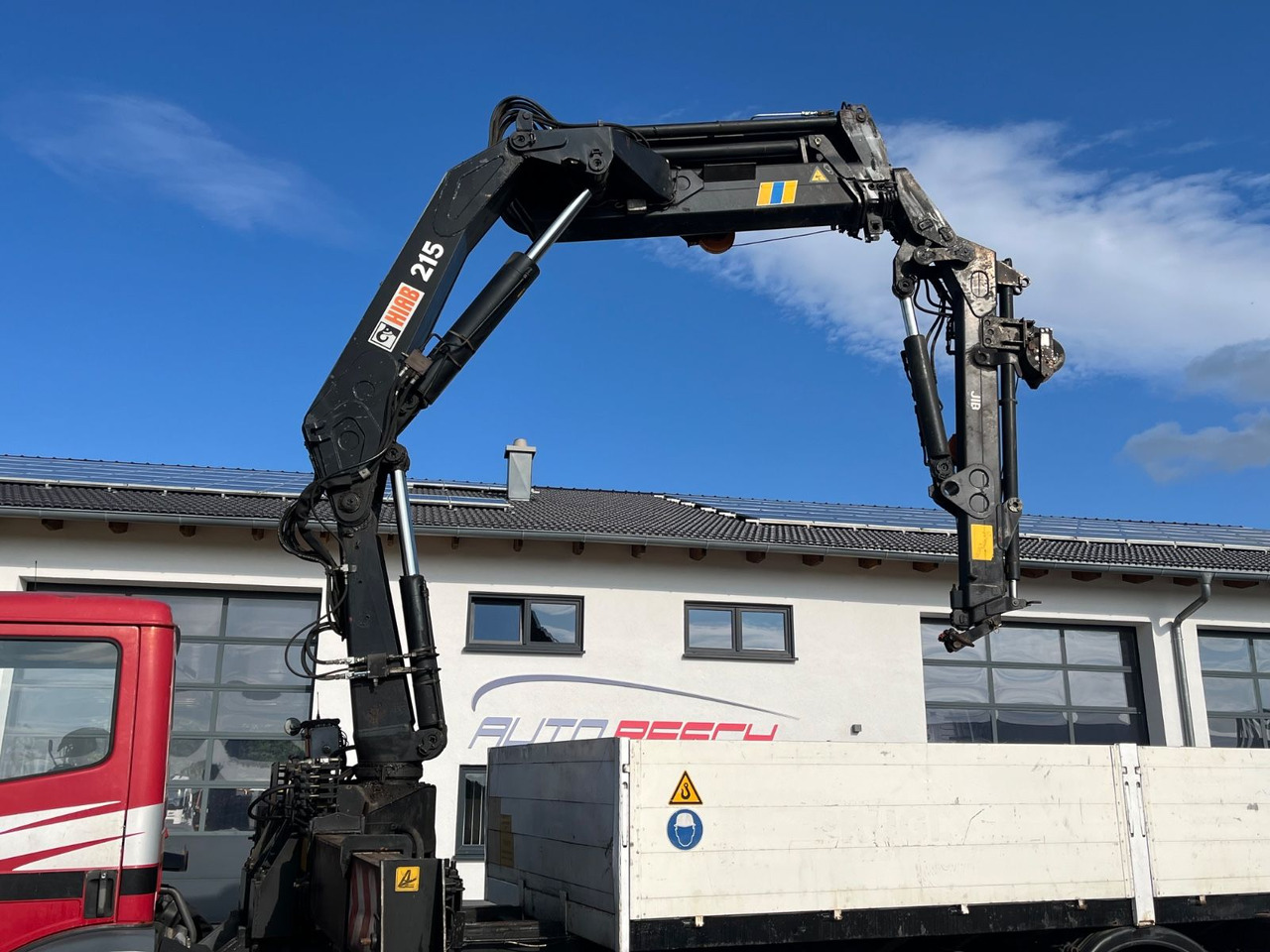 Mercedes-Benz SK 1820 mit HIAB 215-5 mit Jib und Winde - Truk flatbed, Truk derek: gambar 2 Mercedes-Benz SK 1820 mit HIAB 215-5 mit Jib und Winde - Truk flatbed, Truk derek: gambar 2