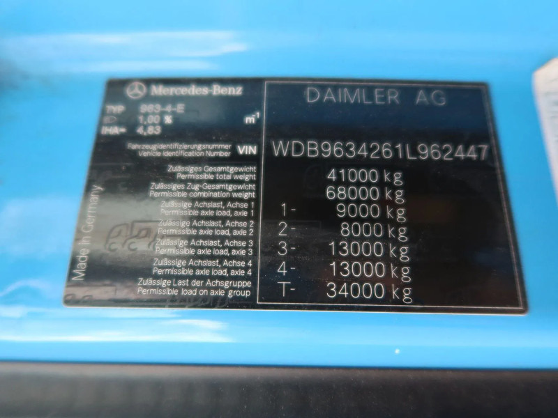 Tractor head Mercedes-Benz Actros 4163 8x4, Retarder, Big Axle, GCW 170 Ton, BE Truck, TOP!!: gambar 19