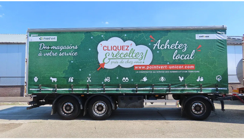 Lecitrailer 27000 kg! Liftaxel, 3 axel BPW, Edscha - Trailer dengan terpal samping: gambar 1 Lecitrailer 27000 kg! Liftaxel, 3 axel BPW, Edscha - Trailer dengan terpal samping: gambar 1