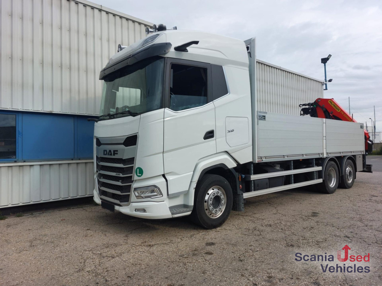 DAF XG 530 FAN 6x2-4 PALFINGER PK 22002-EH D - Truk flatbed, Truk derek: gambar 1 DAF XG 530 FAN 6x2-4 PALFINGER PK 22002-EH D - Truk flatbed, Truk derek: gambar 1