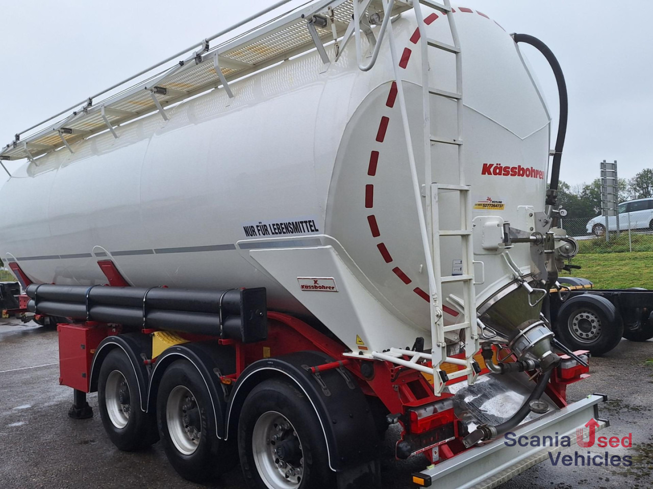 KAESSBOHRER Lebensmitteltank Kippbar SSK 40XS Neuwertig !! - Semi trailer silo: gambar 1 KAESSBOHRER Lebensmitteltank Kippbar SSK 40XS Neuwertig !! - Semi trailer silo: gambar 1